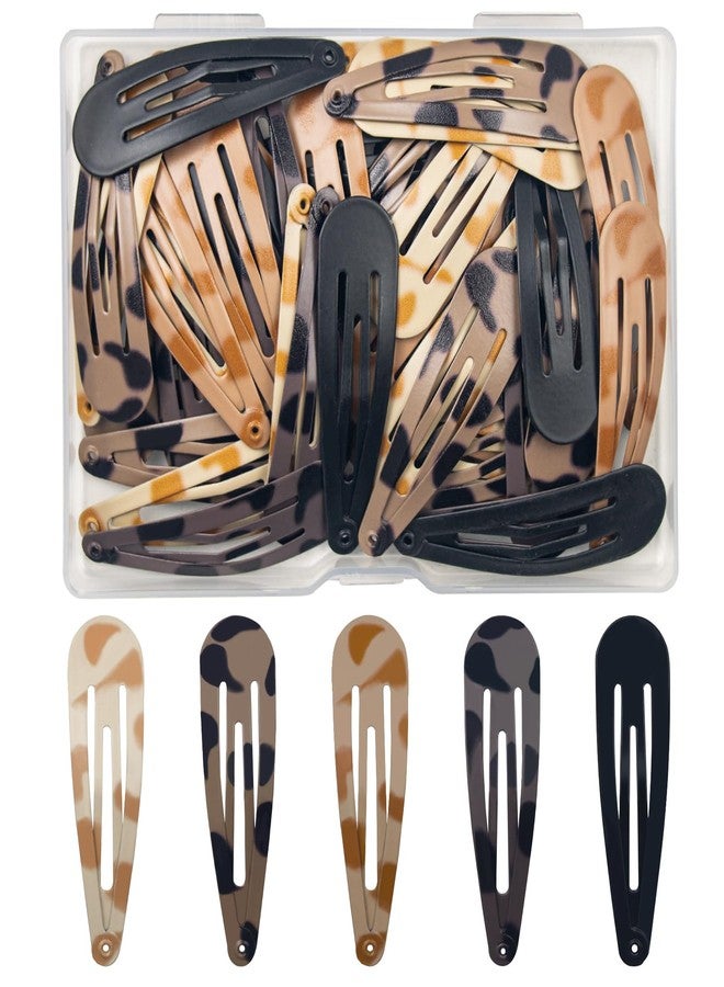 ايلان مجموعة إيلان من 50 قطعة من مشابك الشعر على شكل قطرة ماء للنساء والفتيات، مشابك شعر لطيفة للنساء، إكسسوارات للشعر الناعم والخفيف (5 ألوان) - Image 1